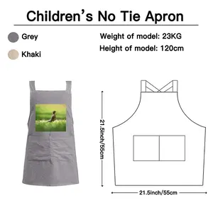 Bird In High Park Grass Retro Aprons (Kids)