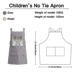 Ocean Bubble Faces Retro Aprons (Kids)