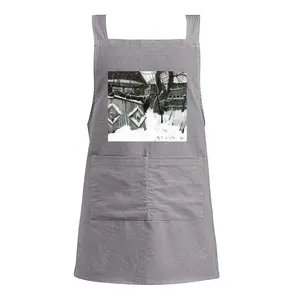 Old Yard In Winter Retro Aprons (Kids)