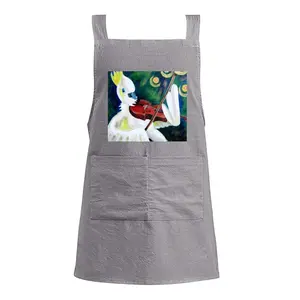 Cockatoo Plays Violin Retro Aprons (Kids)