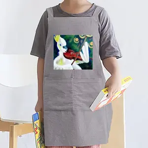 Cockatoo Plays Violin Retro Aprons (Kids)