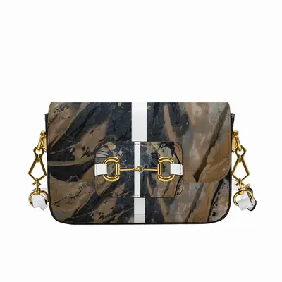 Black Matter Horsebit Crossbody Bag