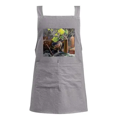 Sunny Ceramic Tableware And Leaves Still Life Retro Aprons (Kids)