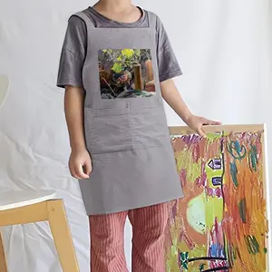 Sunny Ceramic Tableware And Leaves Still Life Retro Aprons (Kids)