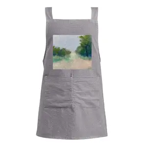 Countryside Impressionist Landscape Retro Aprons (Kids)