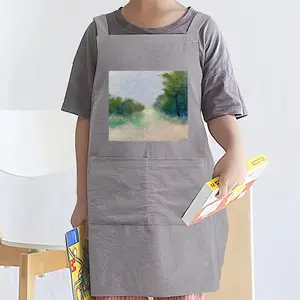 Countryside Impressionist Landscape Retro Aprons (Kids)