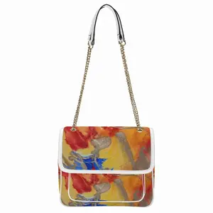 Flower Flame Quilted Shoulder Sling Bag