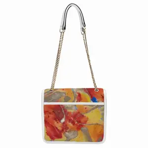 Flower Flame Quilted Shoulder Sling Bag