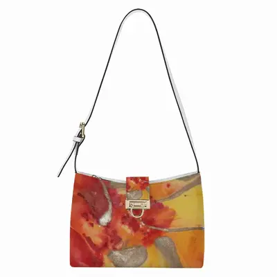 Flower Flame Anti Theft Crossbody Bucket Bag