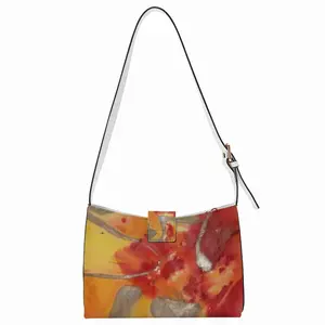 Flower Flame Anti Theft Crossbody Bucket Bag