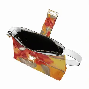 Flower Flame Anti Theft Crossbody Bucket Bag