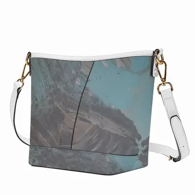 Flushed Zip Bucket Crossbody Bag