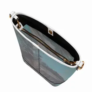 Flushed Zip Bucket Crossbody Bag