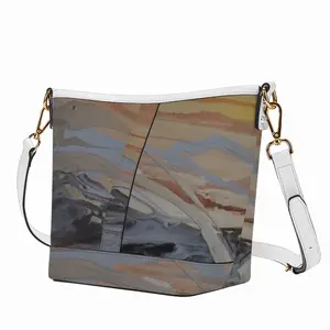 Liquid Energy Zip Bucket Crossbody Bag