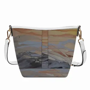 Liquid Energy Zip Bucket Crossbody Bag