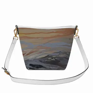 Liquid Energy Zip Bucket Crossbody Bag