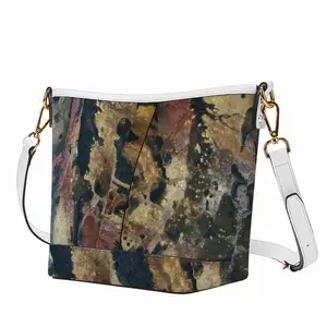 Byzantine Dissolve Zip Bucket Crossbody Bag