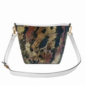 Byzantine Dissolve Zip Bucket Crossbody Bag