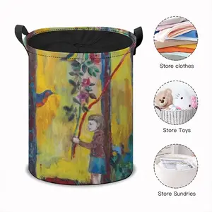 Angel Of Forest Laundry Basket