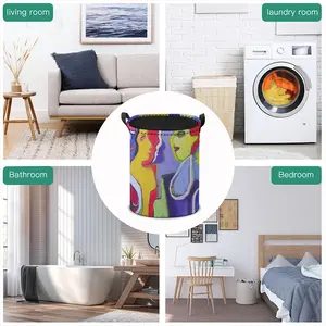 Woman Talk Laundry Basket