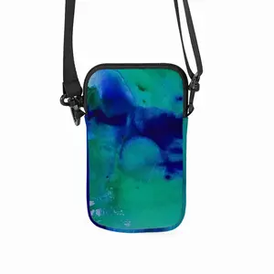 Liquid Blue Phone Crossbody Bag