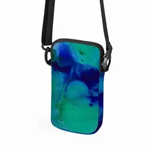 Liquid Blue Phone Crossbody Bag