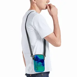 Liquid Blue Phone Crossbody Bag