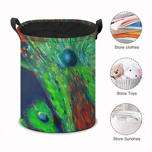 Cellular Universe Laundry Basket