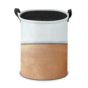 Black And White Over Copper Laundry Basket