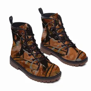 Men Bronze Vision Leather Work Boots