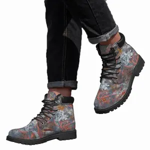 Men Illuminated Flecks Mid Top Boots