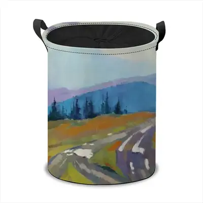 Way At Mountains Laundry Basket