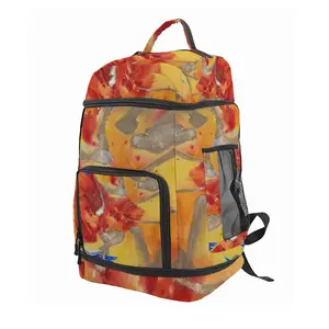 Flower Flame Workout Backpack Bag