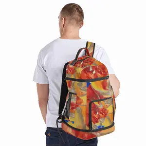 Flower Flame Workout Backpack Bag