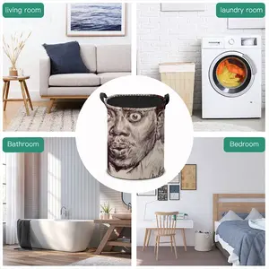 Bernie Mac Portrait Laundry Basket