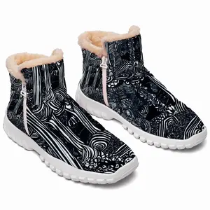 Men Broccoli Trees Snow Boots (Zippers)