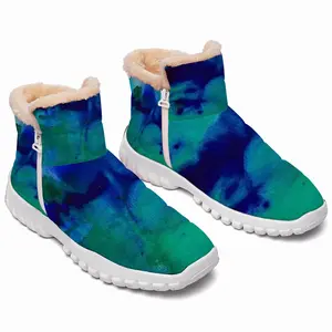 Men Liquid Blue Snow Boots (Zippers)