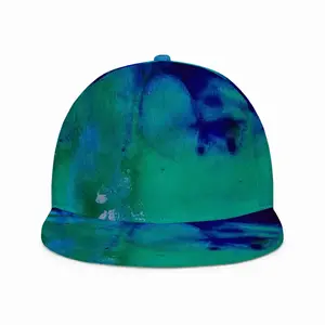 Liquid Blue Full-width Flat Brim Hat