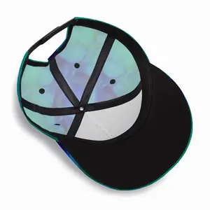 Liquid Blue Full-width Flat Brim Hat