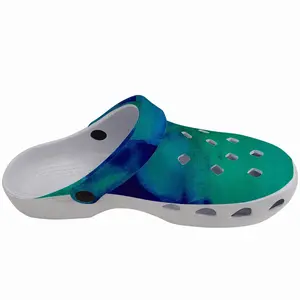 Men Liquid Blue Garden Clogs Shoes