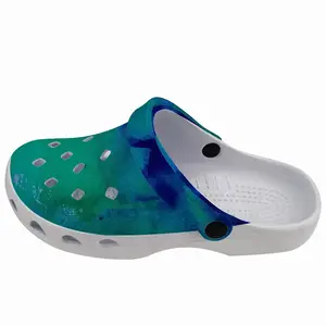 Men Liquid Blue Garden Clogs Shoes