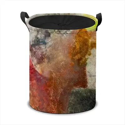 Red Black And Yellow Laundry Basket