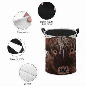 Bull - Red Bull Taurus Animals Buffalo Wild Laundry Basket