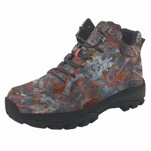 Men Illuminated Flecks Hiking Climbing Shoes