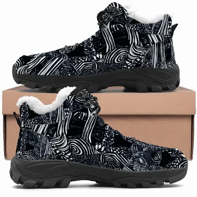 Men Broccoli Trees Hiking Climbing Shoes (Fur)