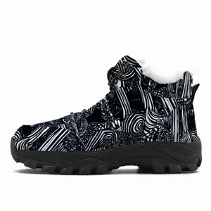 Men Broccoli Trees Hiking Climbing Shoes (Fur)