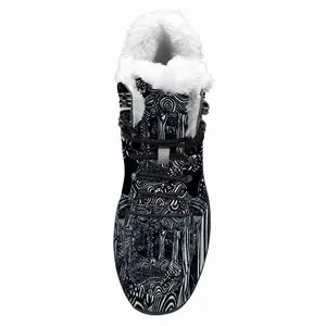 Men Broccoli Trees Hiking Climbing Shoes (Fur)