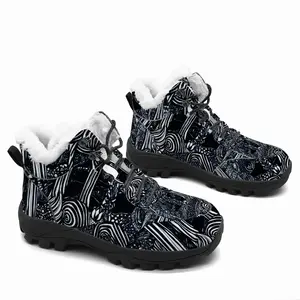 Men Broccoli Trees Hiking Climbing Shoes (Fur)