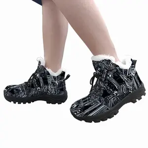 Men Broccoli Trees Hiking Climbing Shoes (Fur)