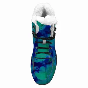 Men Liquid Blue Hiking Climbing Shoes (Fur)